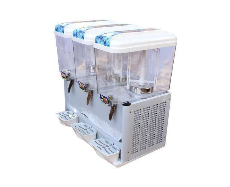 ADH 18*3 Litres / 18L 3 Tap triple / tripple electric Juice Dispenser coolers -White