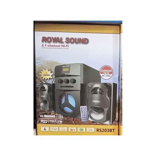 Multimedia subwoofer Bluetooth speaker- Black