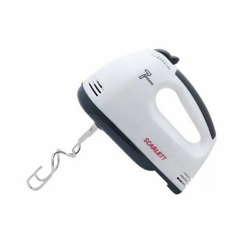 Scarlett Classic Hand Mixer 5 Speed-Turbo -White