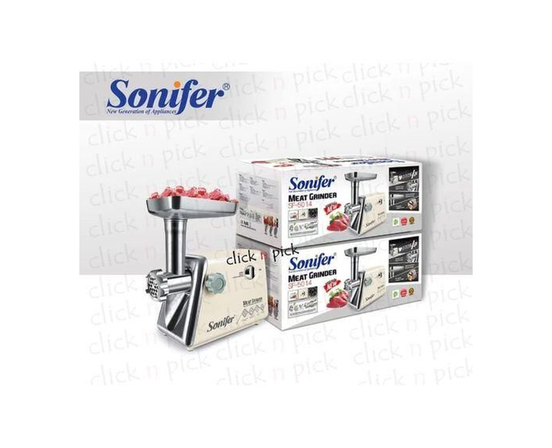 Sonifer Automatic Electric Meat Grinder/ Mincer - silver