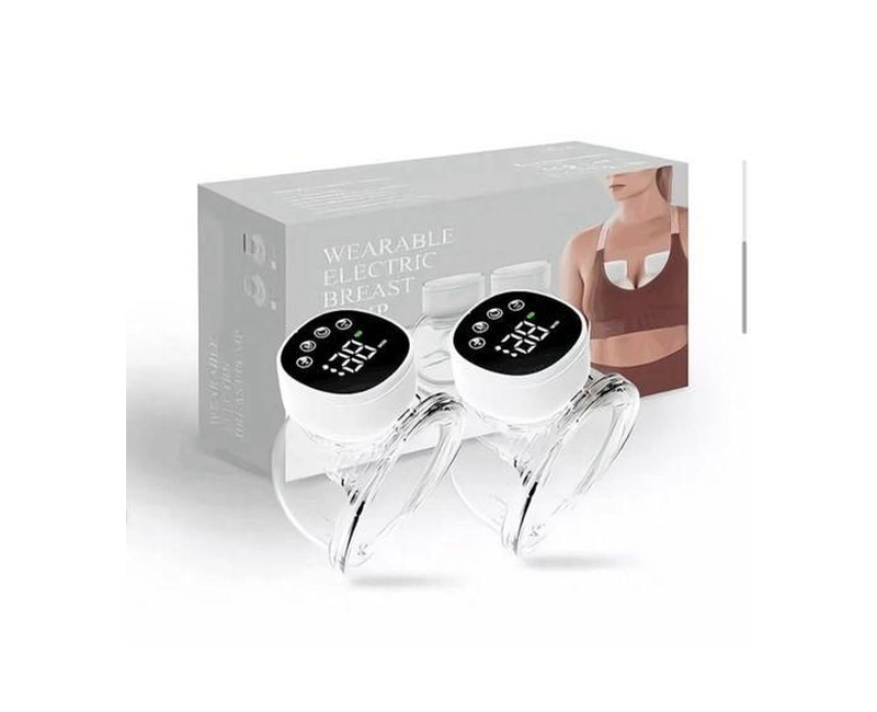 Wearable Electric Breast Pump, 4 Modes12 Levels Adjustable With Breastmilk Storage Bag Hands-Free Breast Pump, LED Touch Display Portable Breast Pump