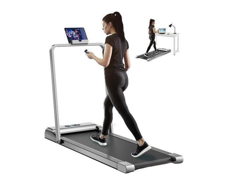 Electric Treadmills for Home, Adjustable Speed Portable Under Desk Treadmill Compact Foldable Walking Running Machine,with LCD Display Exercise Treadmill / Foldable Electric Domestic/Home Treadmill/ Walking Pad( With A Remote )