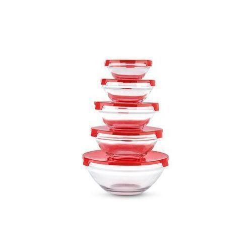 5PCS Glass Bowl Set - Color may vary