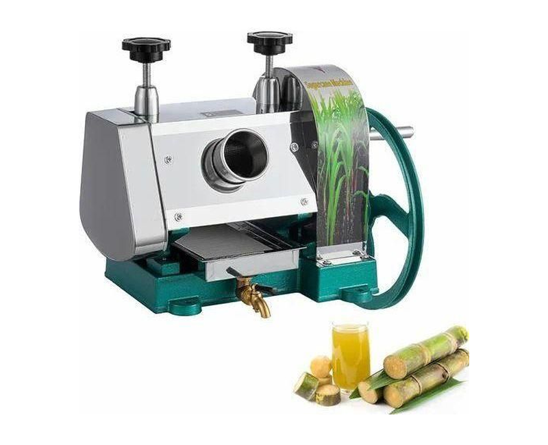 Manual Sugarcane Juicer making Machine - silver