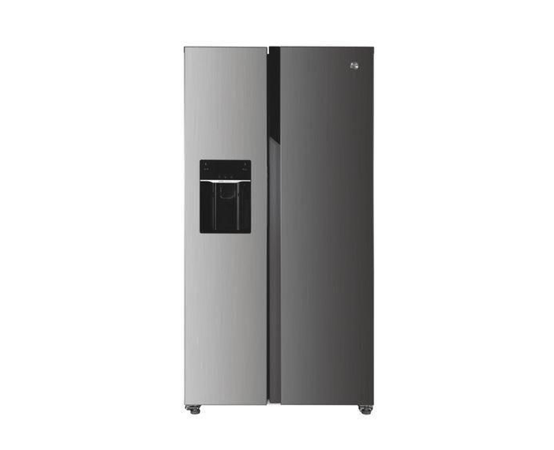 Hisense 750 Liters / 750L Side By Side Nofrost Fridge With Water Dispenser Inox