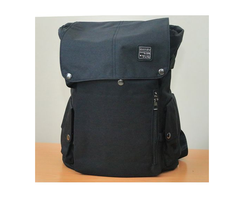 Backpack 15.6 Inch Stylish Computer Backpack with USB Charging Port Water-repellent for Women And Men - Black