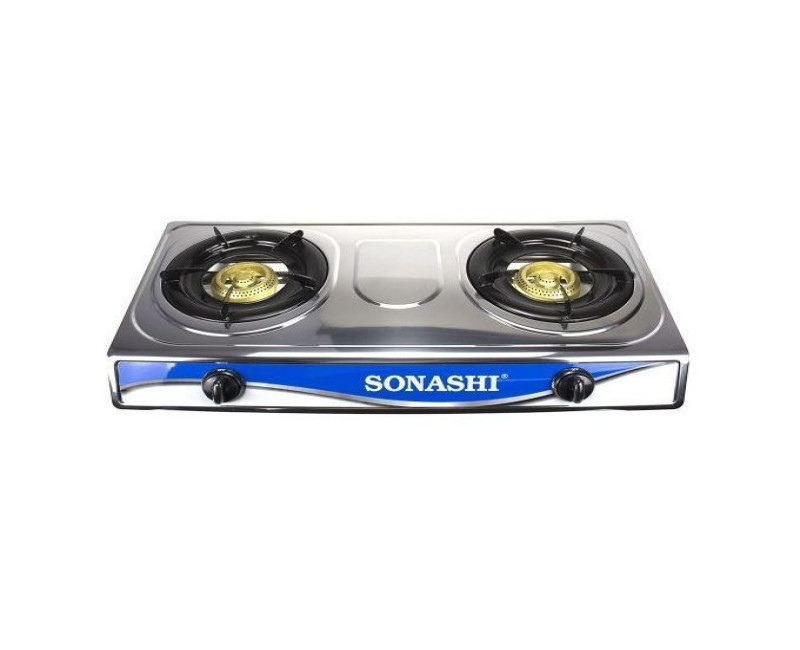 Sonashi Triple Gas Cooker - Silver