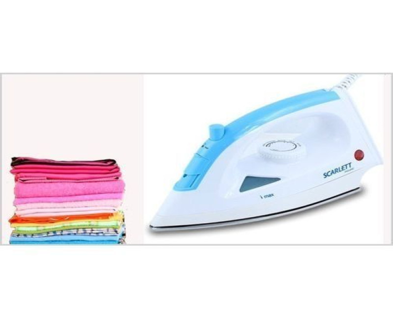Scarlett Steam Iron Box - White,Blue
