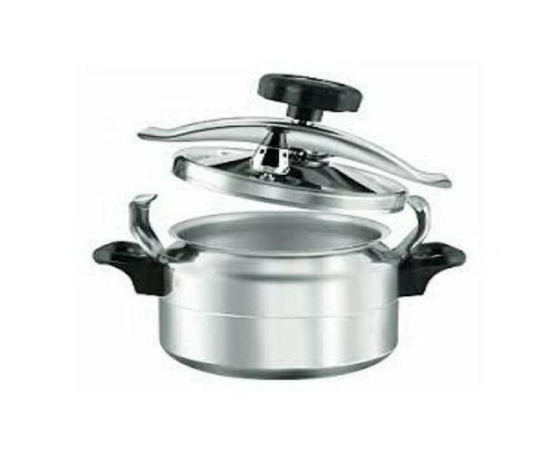 9L / 9 liters Pressure Cooker Saucepan - Silver.
