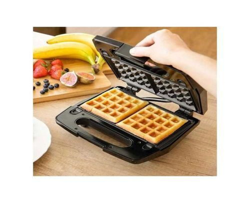 3 In 1 Sandwich Maker Waffle Maker Grill Maker - black