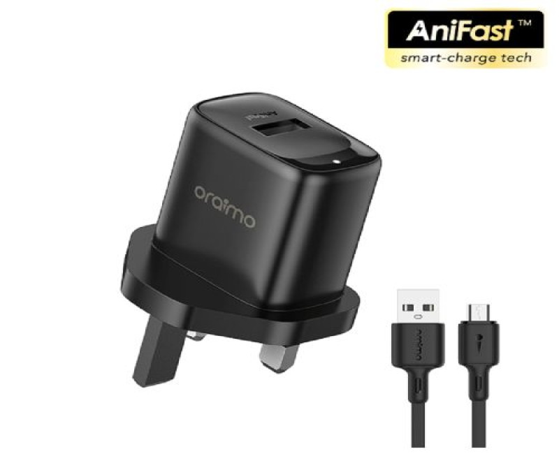 Oraimo Micro USB Quick Charger Micro USB Black