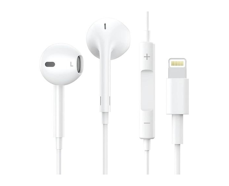 Iphone Wired Light Earphone With Built-in Mic & Volume Control Compatible With IPhone 14/13/12/11 Pro Max Xs/XR/X/7/8 Plus-All IOS