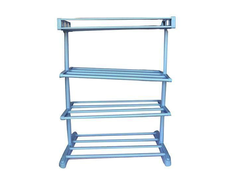 Plastic Shoe Rack - Blue
