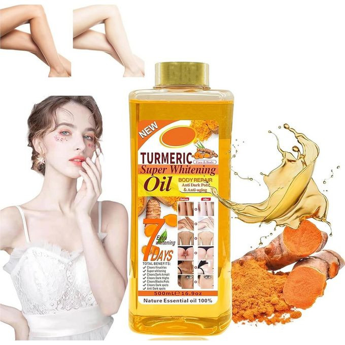 Veetgold Body Oil Vitamin C 7days,Turmeric Body Oil, Moisturizer Nourishing Skin, Body Wash For Moisturizer & Correct Uneven Skin Tone /200ml