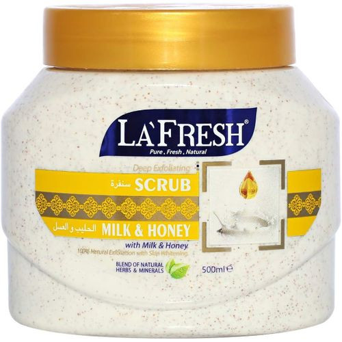 La Fresh Milk And Honey Face Scrub, 500 Ml