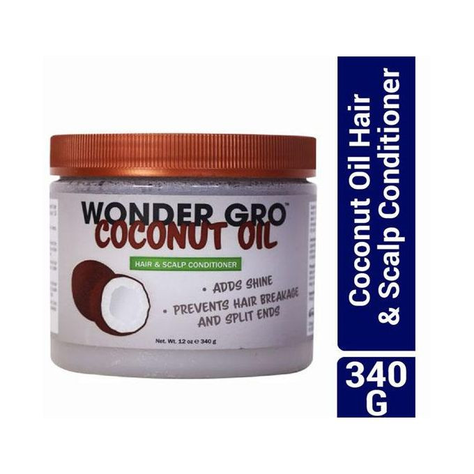 Wonder Gro Coconut Oil Hair & Scalp Conditioner-340g