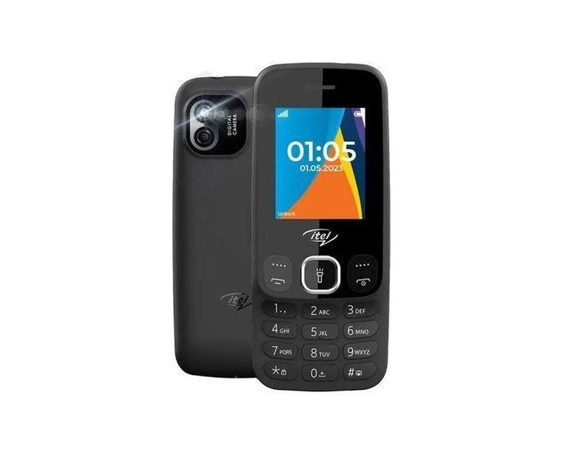 Itel 2166 with 1000mAh Battery-Black