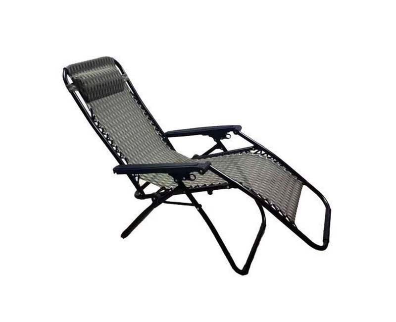 Genuine Foldable Outdoor Patio Chair - Black