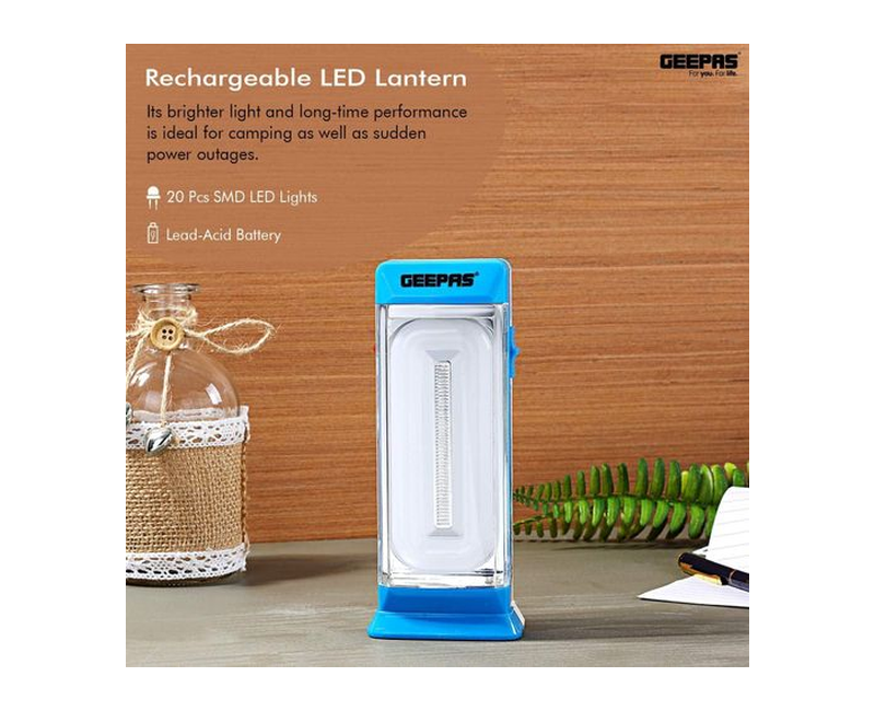 Geepas GE53014 Rechargeable LED Emergency Lantern-Multi