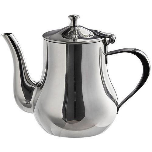 24 Oz Stainless Steel Tea Pot - Silver