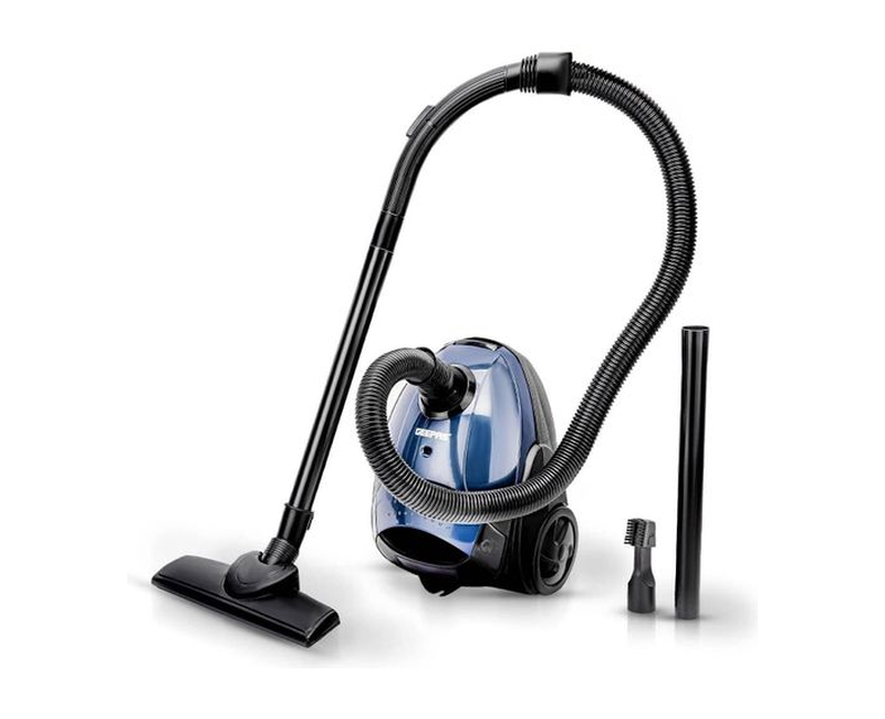 Geepas Vacuum Cleaner Handheld & Stick, 1.5L Dust Bag Capacity, Powerful Motor Comfortable Handle, Rolling Wheels With Easy Parking Nozzle And Dust Full Indicator -Mult