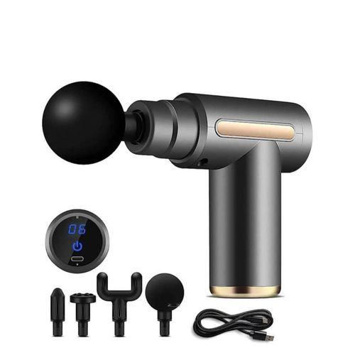 Portable Electric Mini Fascial Massage Gun Muscle Body Massager Back Neck Tissue Stimulating - Multicolor