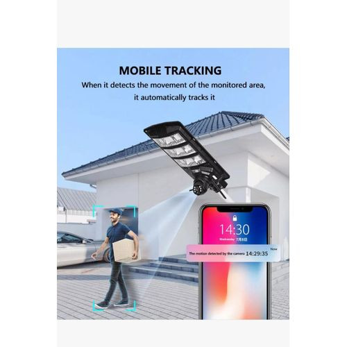 Solar Street Light With CCTV Camera WIFI For Parking Lot Street Lighting - Multicolor ...