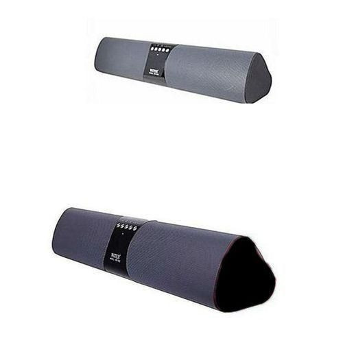 Wster Mega Mini Bass Bluetooth Speaker Sound Bar - Multicolor