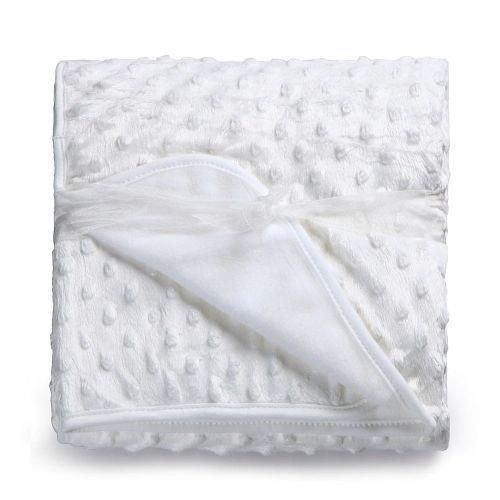 Baby Receiver Baby Shawl Receiver- White