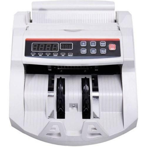 Money Cash Counting Bill Counter Bank Counterfeit Detector UV & Mg Machine-Black/white