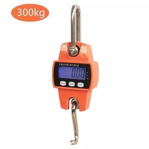 300Kg Heavy Duty Hanging Hook Scales Weight 300kg Stainless Steel Portable Crane Scale Electronic Digital