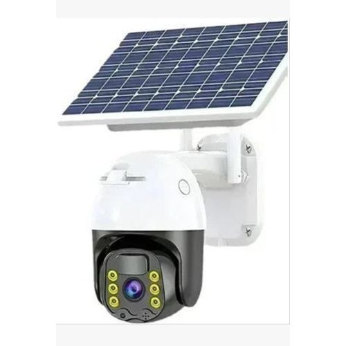 Solar Powered 4K Solar Security Camera With Dual Lens And PTZ WiFi Surveillance Solar Camera 2 In1 SPM-T Series T06-4G - Multicolor