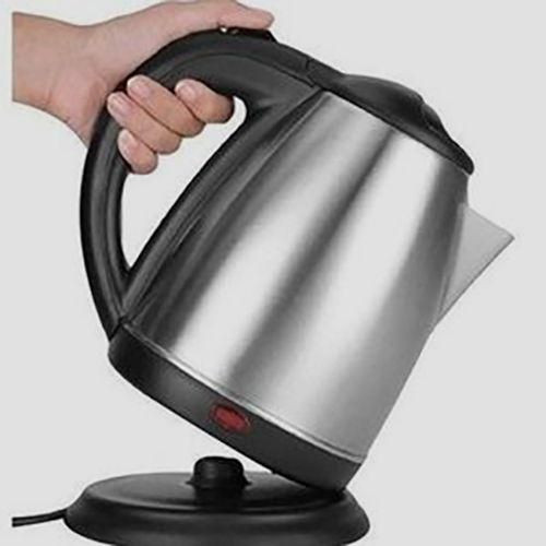 Electric Kettle Fast Boiling Percolator, 2 Litres - Silver,Black