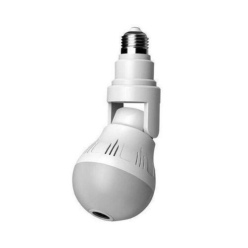 360 Wifi Panorama Camera Bulb 2MP Panoramic Night Vision Two Way Audio Home Security Video Surveillance Fisheye Lamp Wifi Camera