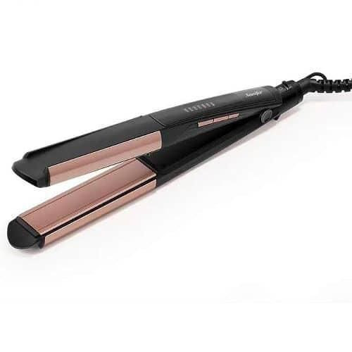 Sonifer Multi-functional Temperature Control Flat Iron Professional Hair Straightener And Curler 2 in 1- Multicolor