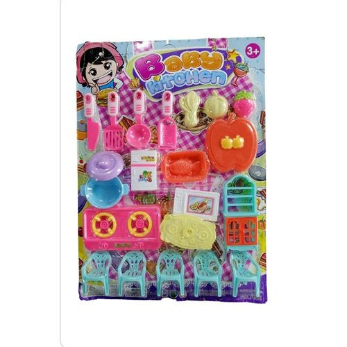 Kitchen Toy Set For Girls - Multi Color
