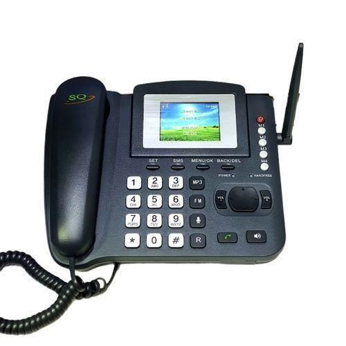 SQ LS-960 Dual Sim Gsm Wireless Landline Desktop Phone - Black