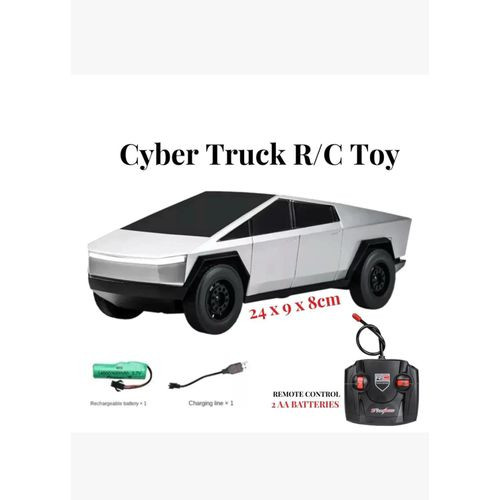 Cybertruck Toy Car Metal Model for Kid, Alloy Diecast Pickup Trailer RV Model Kit, Toy Truck with Sound and Light, Off-Road Vehicle Collection for Boy Girl Toddler Birthday - Multicolor