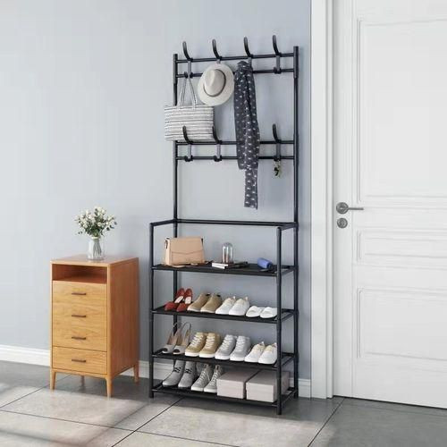 4 tier Hat & Shoe Rack For Bag, Cap, Multipurpose Use 4 Layers - Multicolor