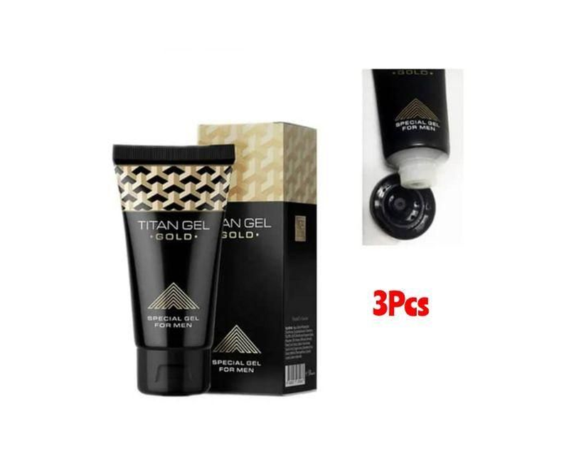 Titan Gel 3Pcs Russian Organic Gold Special Gel For Men - 50ml