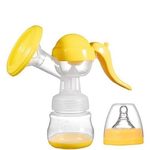 Breast Pump Manual - Yellow, White