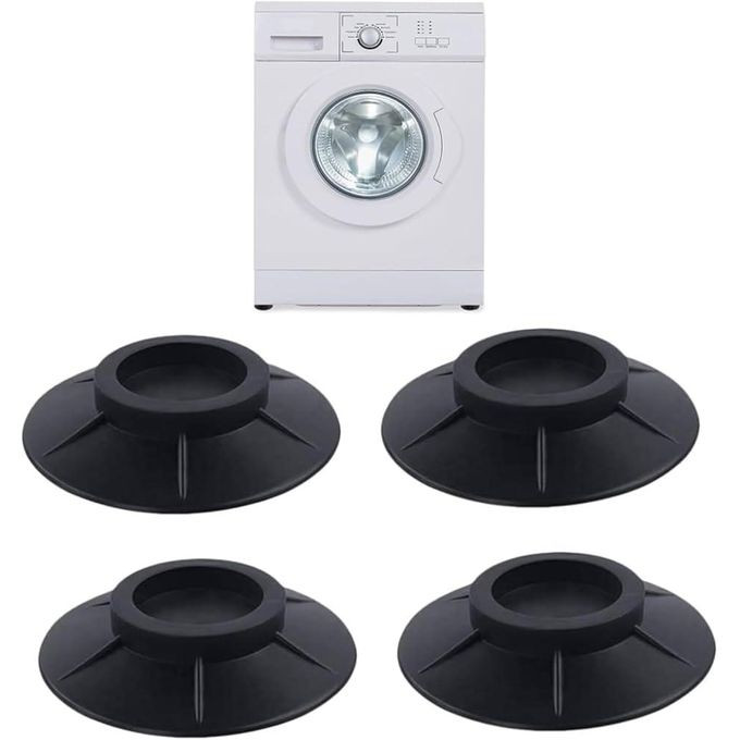 Pack Of 4 Washing Machine Vibration Absorbing Pads, Washing Machine Feet, Washing Machine Rubber Foot Pads, Washing Machine Adjustable Pads, Non-Slip Vibration Damper, For Washing Machine Dryer