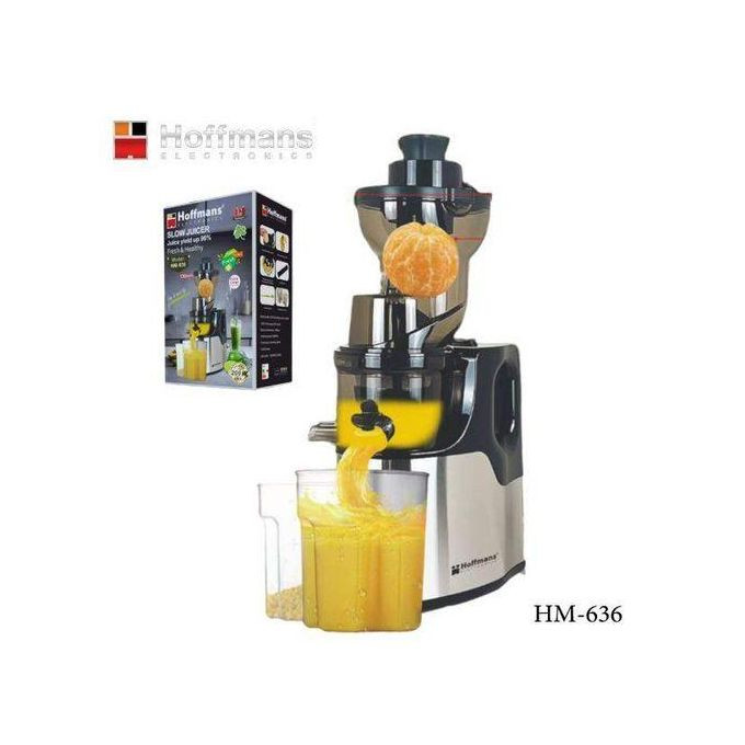 Hoffmans Slow Juicer & Juice Extractor 200W-COLOR BLACK