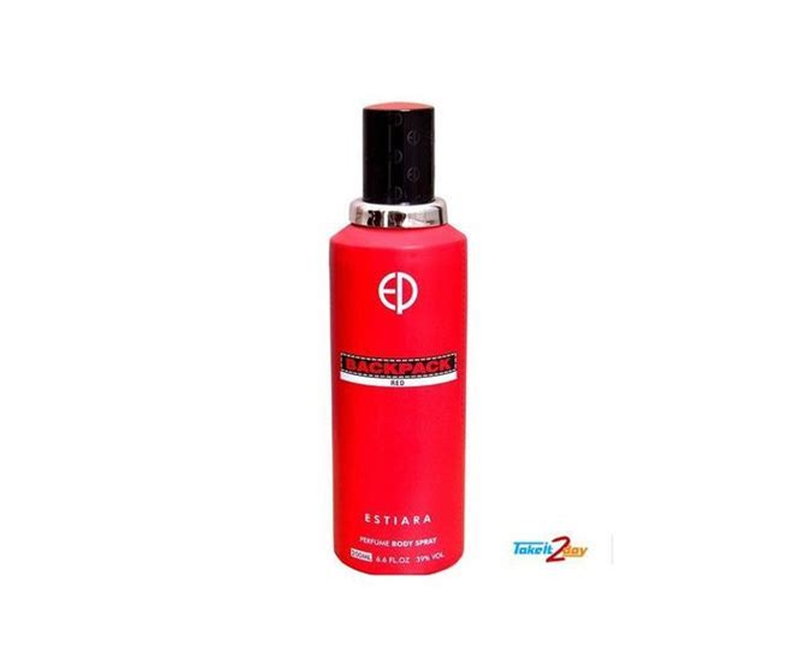 Backpack Deodrant Body Spray For Men- 200ml - Red