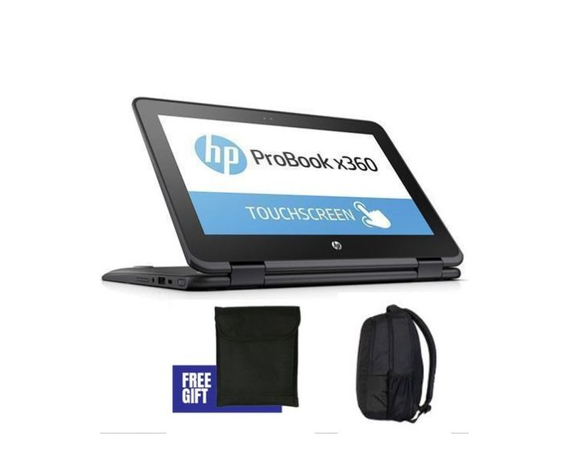 Hp Probook G1 Touch Screen X360 Intel 4GB RAM 128GB SSD 11.6 Inch Plus Free Pouch & Bag - Grey