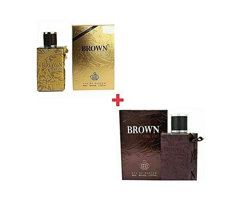Brown Orchid Couple Gift Bundle - Brown orchid Gold Edition and 80ml Brown Orchid 80ml