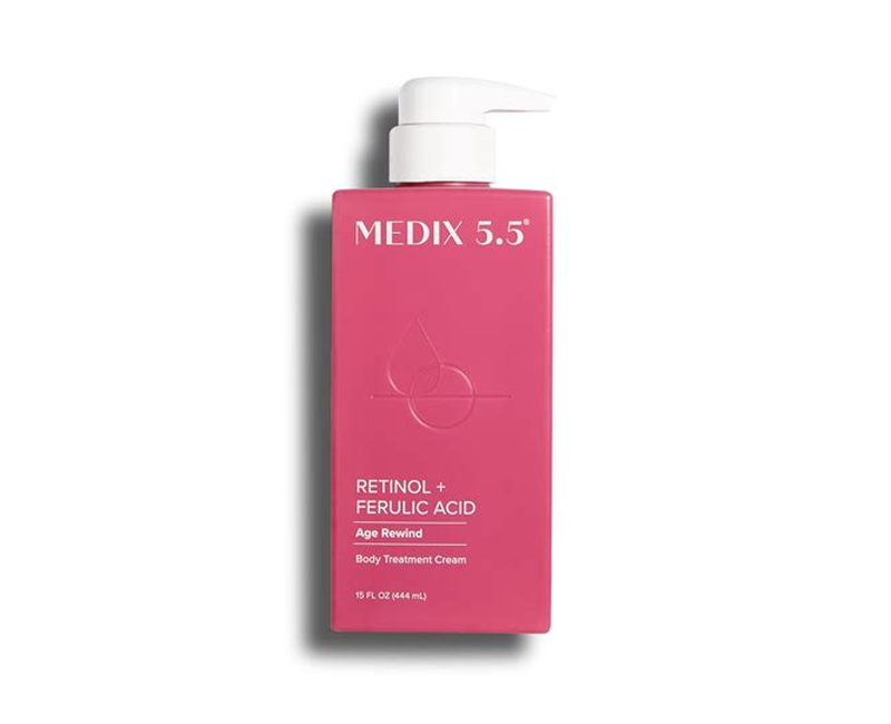 Medix5 5 Retinol Body Treatment lotion..