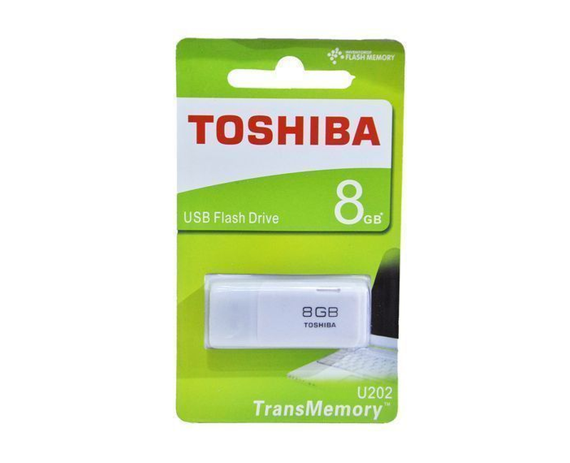 Toshiba Flash Disk, 8GB - White