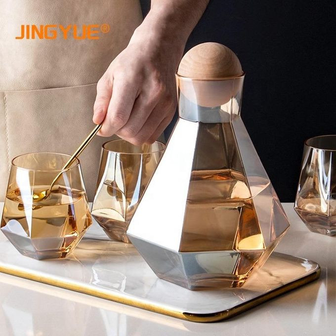 Hexagonal Diamond Shape Water Glass