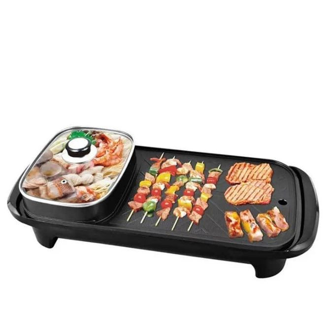 BBQ Grill Hot Pot-Color Black